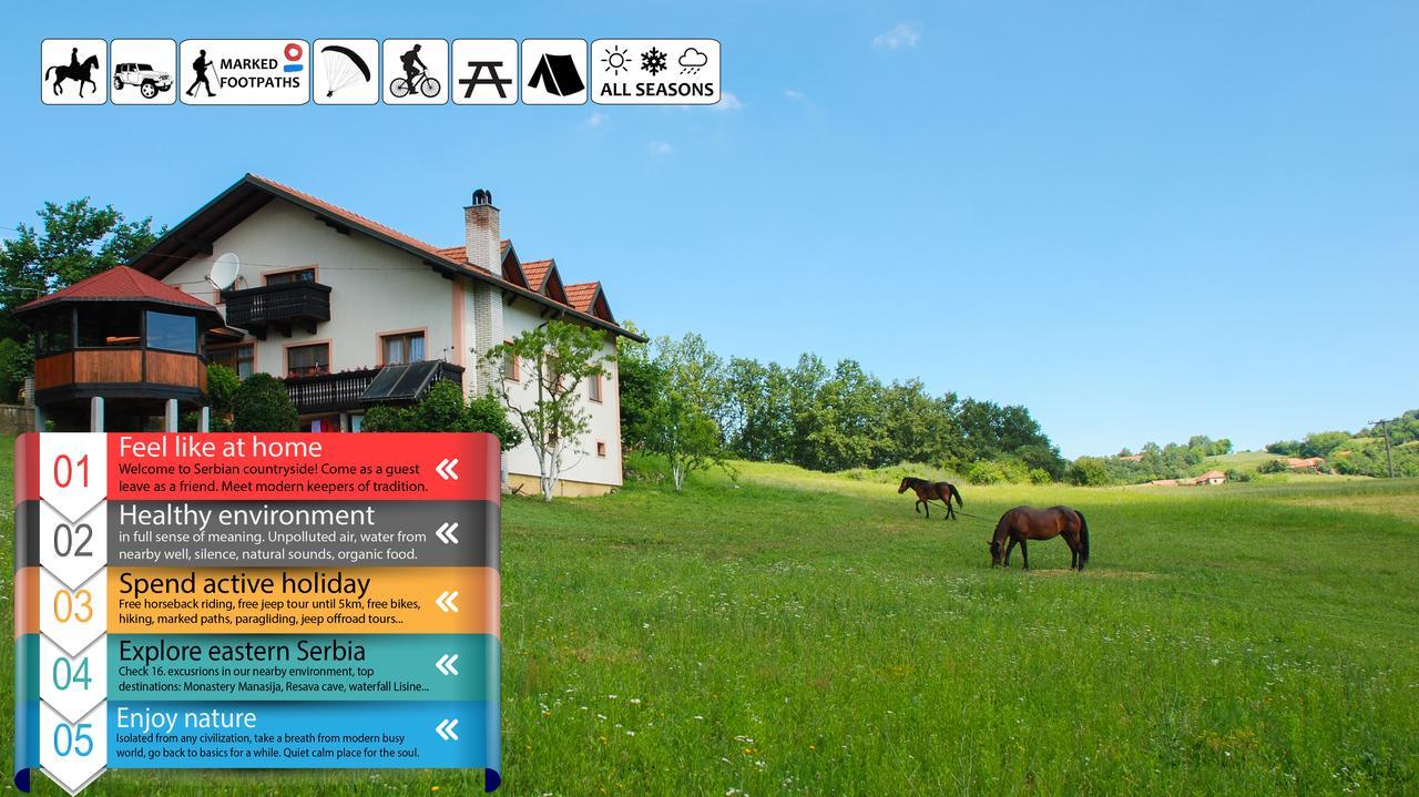 Гостевой дом Eco Farm Milanovic Деспотовац Экстерьер фото